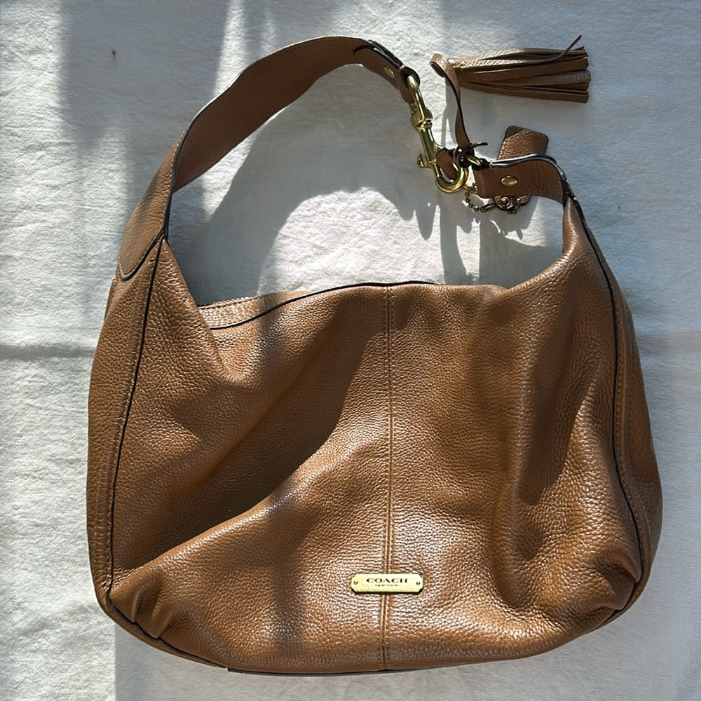 Coach Brown Leather Hobo Bag